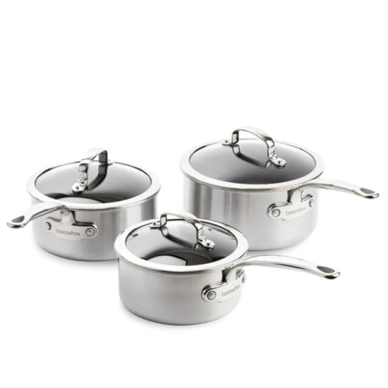 Greenpan Premiere pannenset 6-delig rvs triply - Image 2