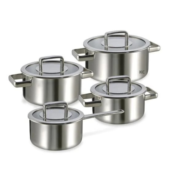 Habonne Royal tri-ply kookpannenset 4 delig rvs - Image 1