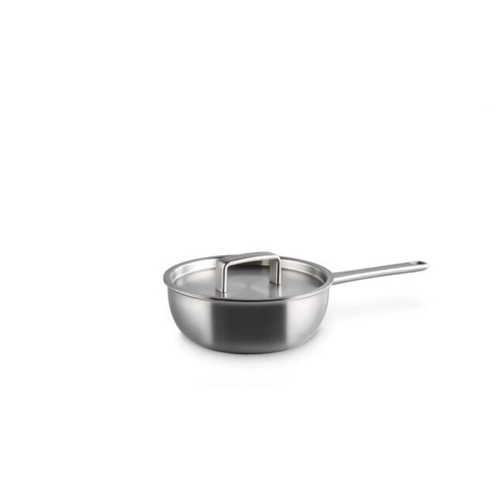 Habonne King steelpan 18 cm rvs met deksel - Image 1