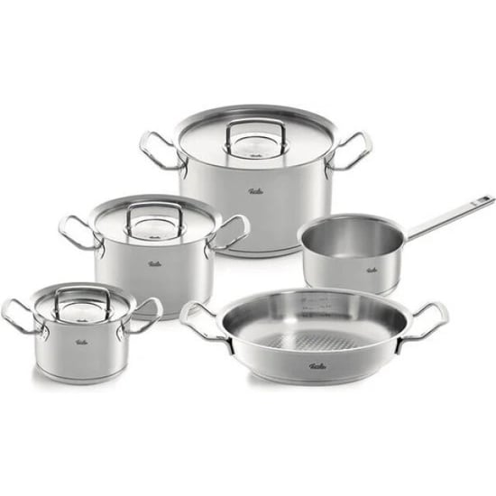 Fissler Original profi collection 5 delig steelpan hapjespan rvs deksels - Image 2