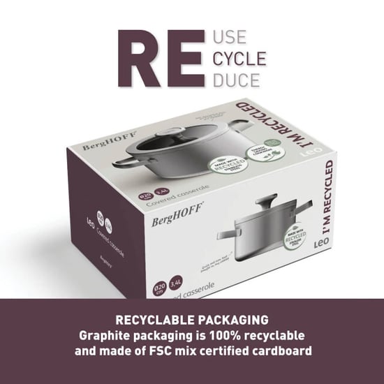 BergHOFF Leo steelpan graphite 16 cm gerecycled rvs - Image 4