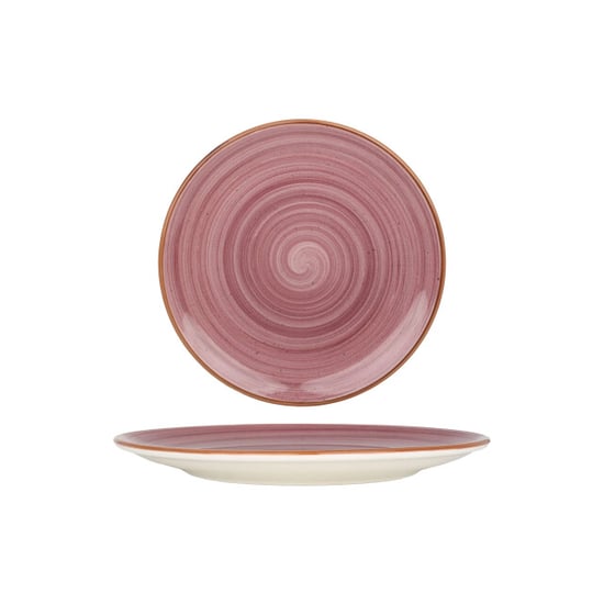 Bonna Dinerbord aura blackberry porselein 25 cm set van 6 - Image 1