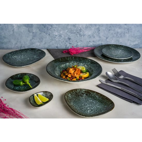 Bonna Pastabord cosmos porselein 28 cm (400cc) set van 2 - Image 2