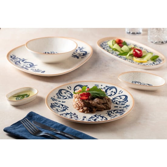 Bonna Dinerbord viento porselein 28 cm set van 6 - Image 2