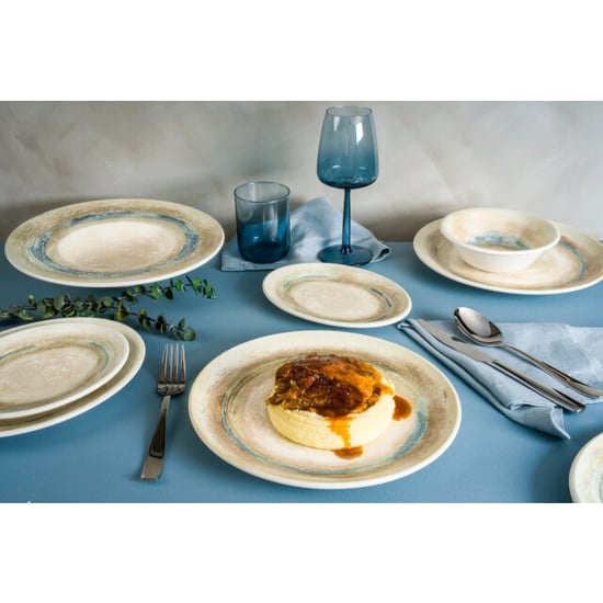Bonna Dinerbord tranquil porselein 25 cm set van 6 - Image 2