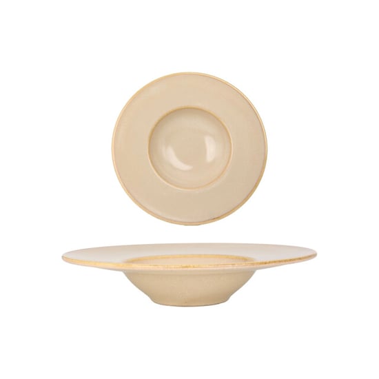 Bonna Pastabord sand hygge porselein 28 cm 400 cc set van 2 - Image 1