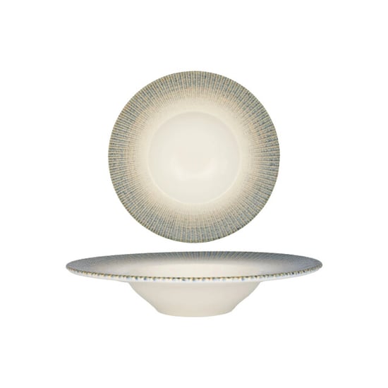Bonna Pastabord sway porselein 28 cm (400cc) set van 2 - Image 1
