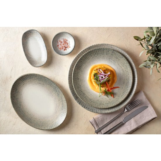Bonna Pastabord sway porselein 27 cm (450cc) set van 2 - Image 2