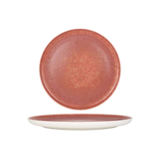 Rinart Dinerbord rosa porselein 28 cm set van 6 - Image 1