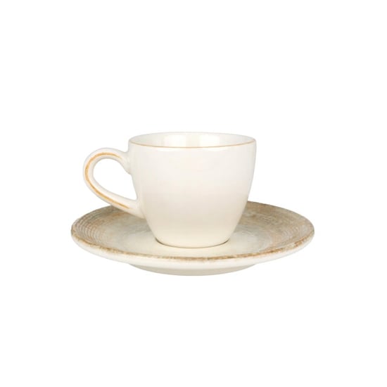 Bonna Espresso kopjes & schotel patera porselein set van 6 - Image 1
