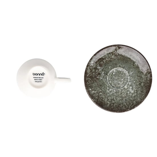 Bonna Espresso kopjes & schotel cosmos porselein set van 6 - Image 2