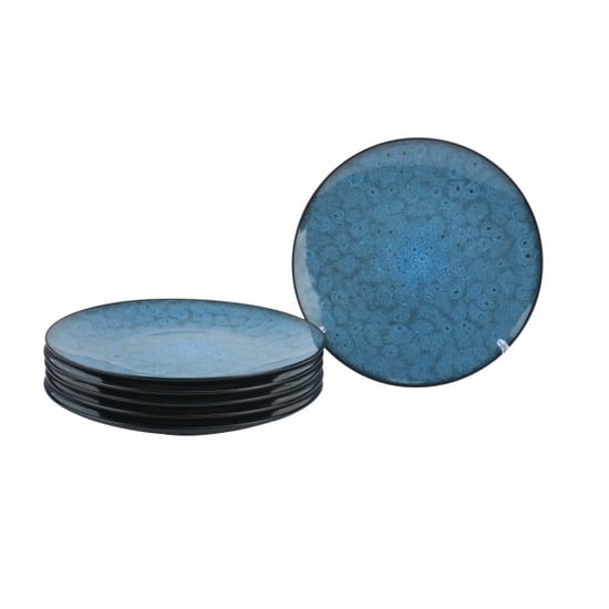 Luzzo ® oland serviesset 6 persoons 18 delig blauw - Image 3