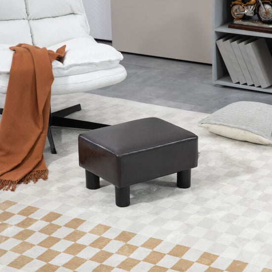 4goodz Hocker met kunstleer design koffie 833-666v71 - Image 5