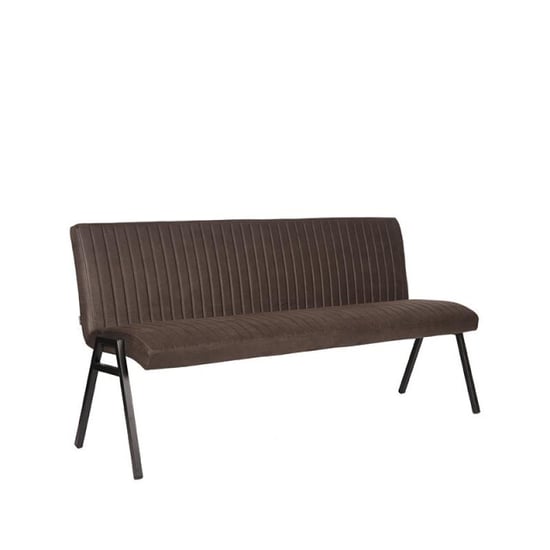 Label51 Eetkamerbank matz antraciet microfiber 175 cm - Image 1