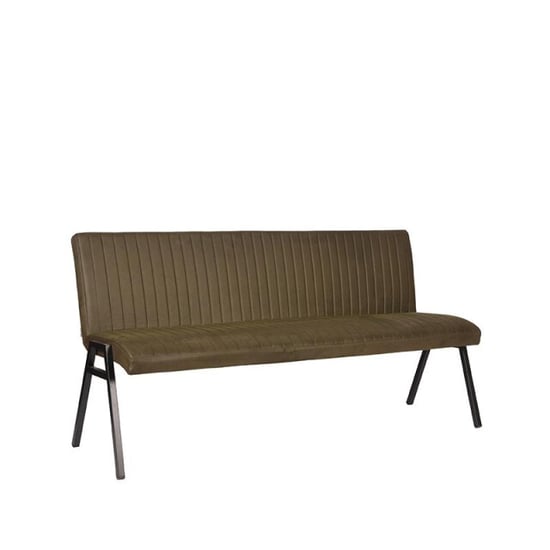 Label51 Eetkamerbank matz army green microfiber 175 cm - Image 1