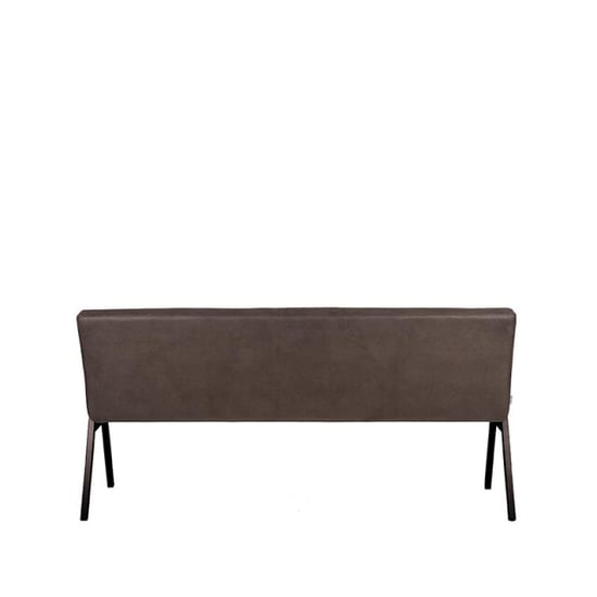 Label51 Eetkamerbank matz antraciet microfiber 175 cm - Image 3