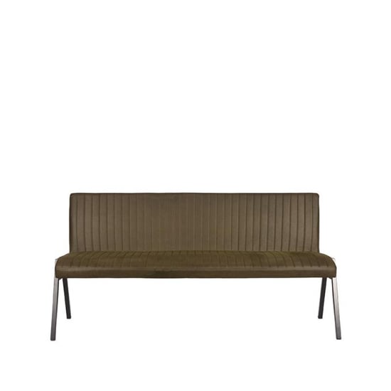 Label51 Eetkamerbank matz army green microfiber 175 cm - Image 3