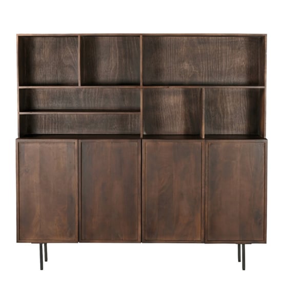 Livingfurn kabinetkast elan 180cm mangohout / gecoat staal - Image 4