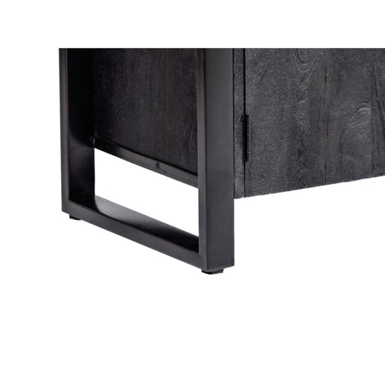 Livingfurn kabinetkast norris 110cm mangohout / gecoat staal - Image 3