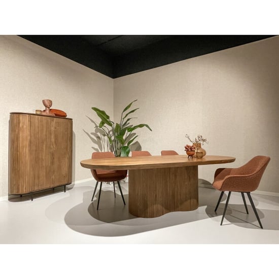 Livingfurn kabinetkast noor natural 150cm mangohout / gecoat staal - Image 4