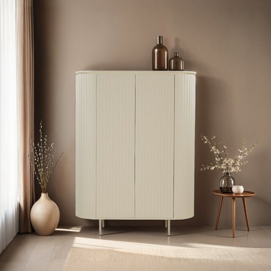 Livingfurn kabinetkast patou ivoor 150 cm - Image 3