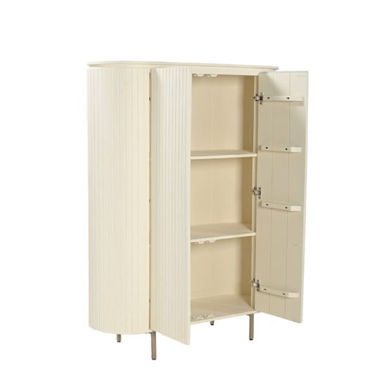 Livingfurn kabinetkast patou ivoor 150 cm - Image 5