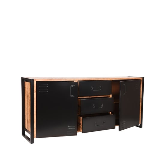 Label51 Dressoir brussels rough mangohout 190 cm - Image 1