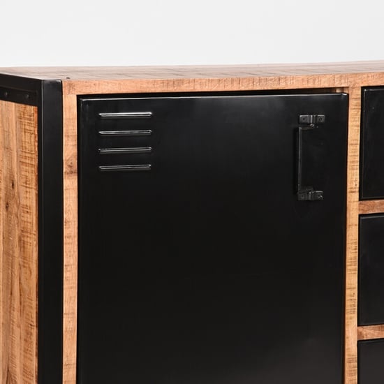 Label51 Dressoir brussels rough mangohout 190 cm - Image 5