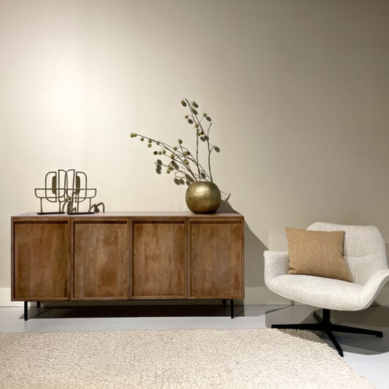 Livingfurn dressoir elan 180x75x40 cm mangohout - Image 6
