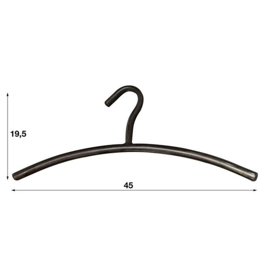 Hoyz Garderobehanger ronde buis aluminium 6 stuks - Image 2