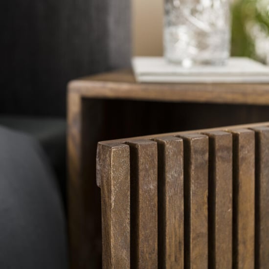 Hoyz Hoyz set van 2 nachtkastjes tweak massief mangohout - 40x30x60 - Image 2
