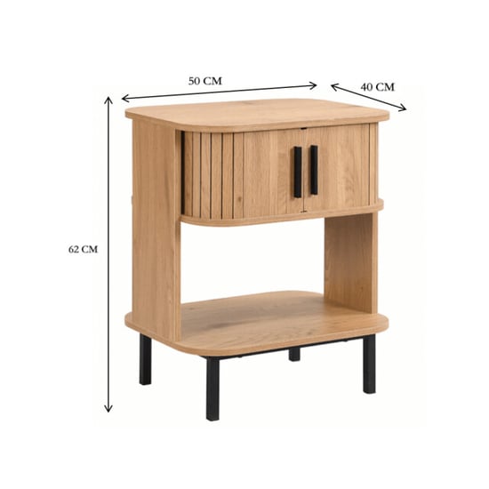 Furnilux Nachtkastje götenburg 50 x 40 x 62 cm scandinavische elegant en functioneel - Image 4