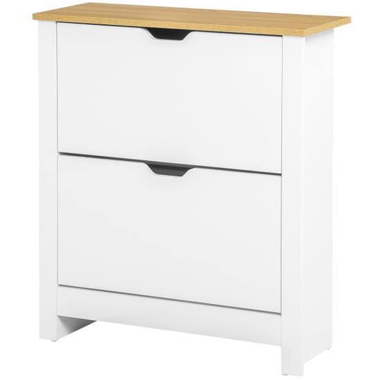 4goodz Homcom schoenenkast met 2 klapdeuren voor 12 paar - Image 1
