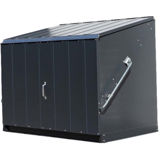 Trimetals Opbergkast stoweaway tm11000 fietsenberging antraciet | 88x136x112 - Image 1