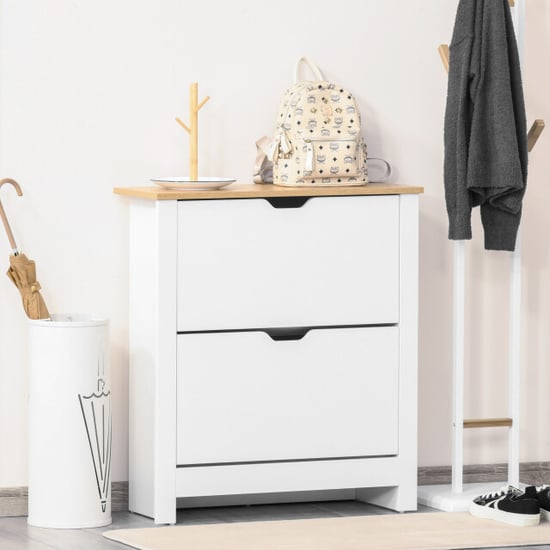 4goodz Homcom schoenenkast met 2 klapdeuren voor 12 paar - Image 2