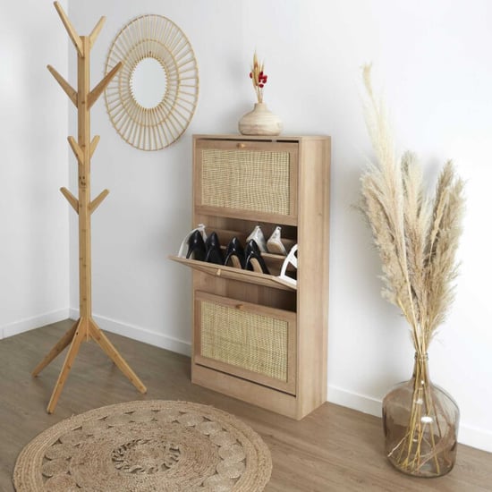 Home Deco Factory Schoenenkast bali 3 lades 24x60x113 cm voor 18 paar - - Image 2