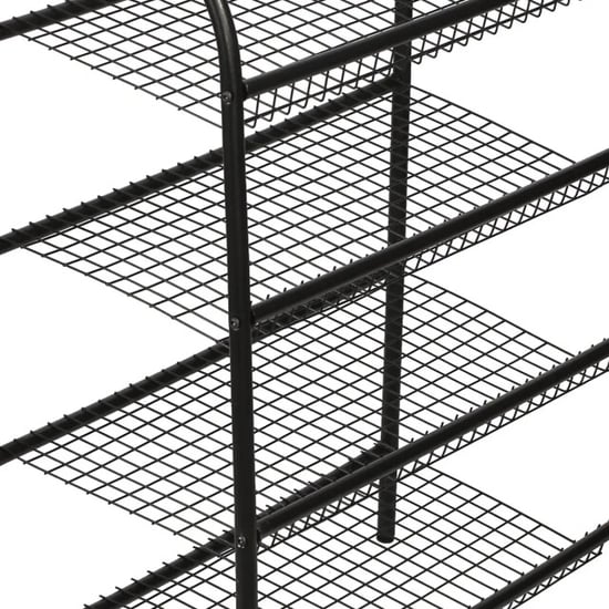 WDMT Metalen schoenenrek 4 laags mat zwart - Image 4