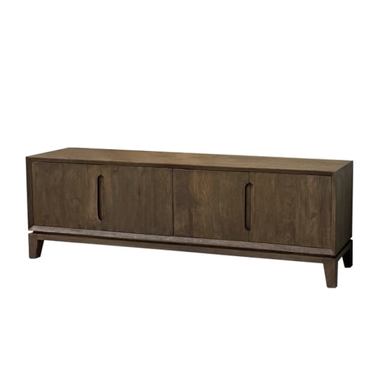 Livingfurn tv meubel cortez 170x55x40 cm mangohout - Image 4