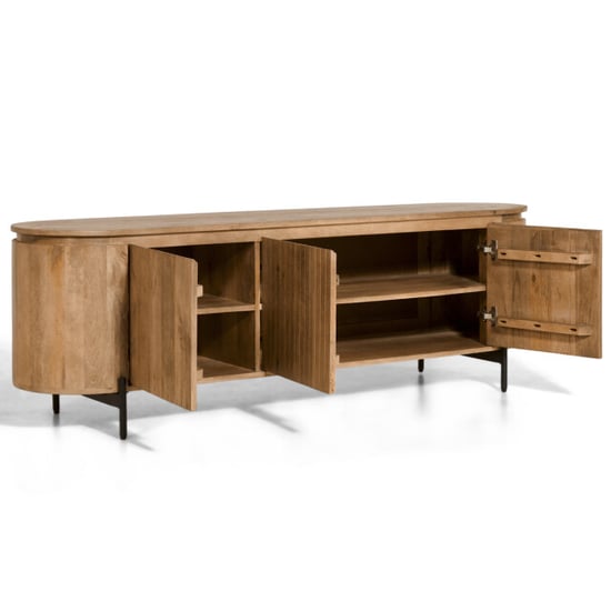 Multifurn Collectables tv meubel licht bruin 175x40x56 - Image 3