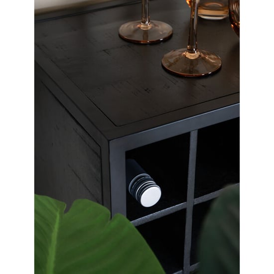 Home67 Wijnkast loek 90 x 55 cm mangohout - Image 3