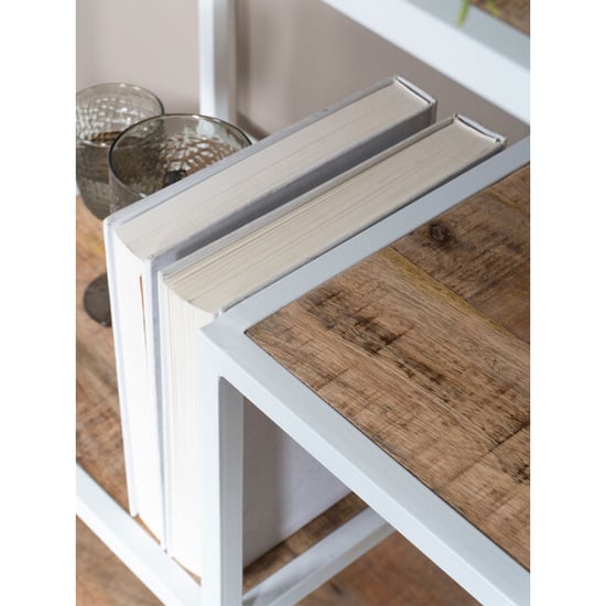 Home67 Vakkenkast huub wit 175 x 145 cm roomdivider - Image 2