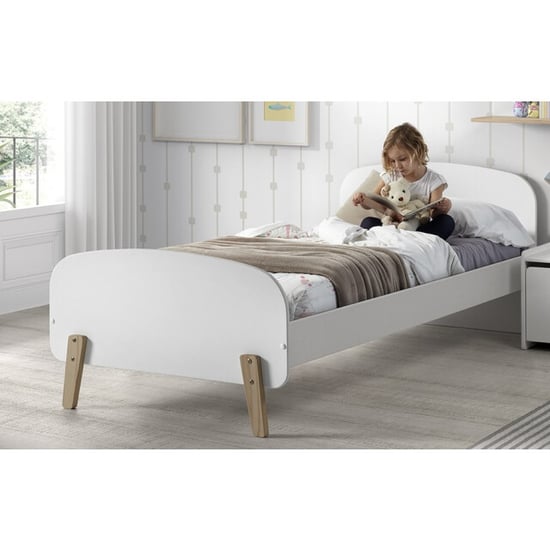 Lucevi kiddy 2 deurs kleerkast kiddy bed 90 x 200 cm white kiddy - Image 3