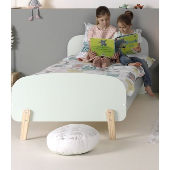 Lucevi kiddy bed 90 x 200 cm mint green kiddy nachttafel mint green - Image 4