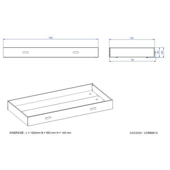 Lucevi kiddy rolbed 90x200cm - - Image 2