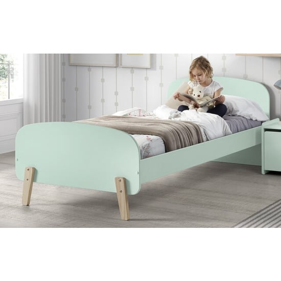 Lucevi kiddy bed 90 x 200 cm mint green kiddy nachttafel mint green kiddy - Image 5