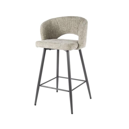 Hoyz barstoel boucle salon tissee cargo zandkleur set van 2 - Image 2