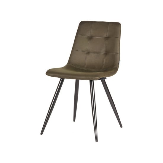 Label51 Eetkamerstoel jay army green microfiber set van 2 - Image 3