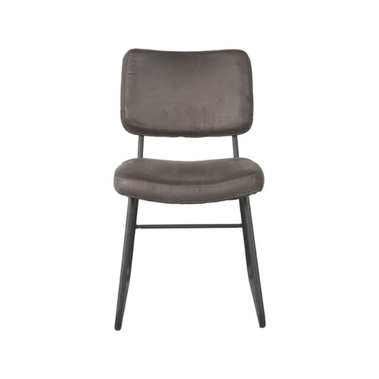Label51 Eetkamerstoel noah antraciet micro suede set van 2 - Image 3