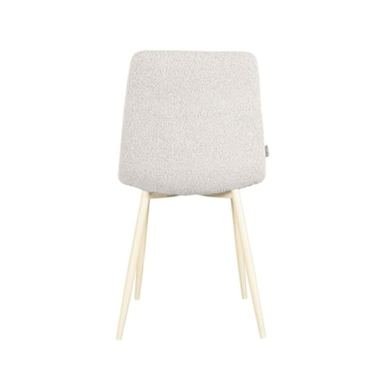Label51 Eetkamerstoel nino 54x45x89 cm naturel stof set van 2 - Image 4