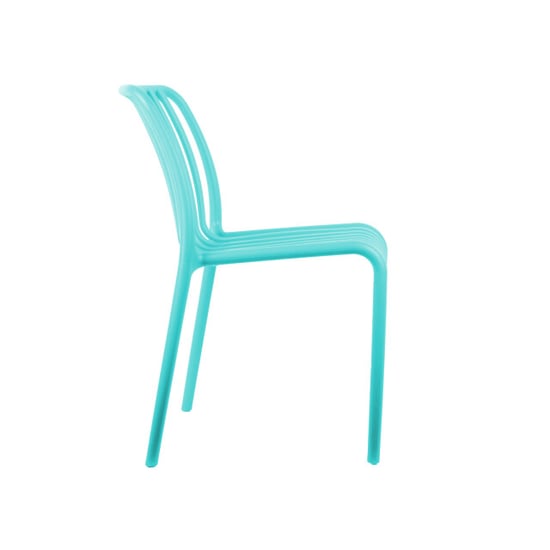 Leitmotiv eetkamerstoel glee turquoise blue - Image 2